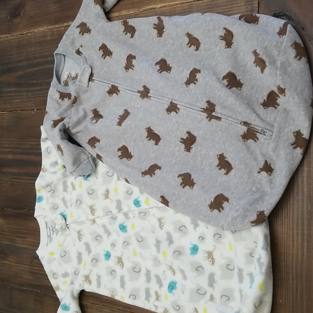 Carter's Fleece Sleep Sack Bundle 0-3M